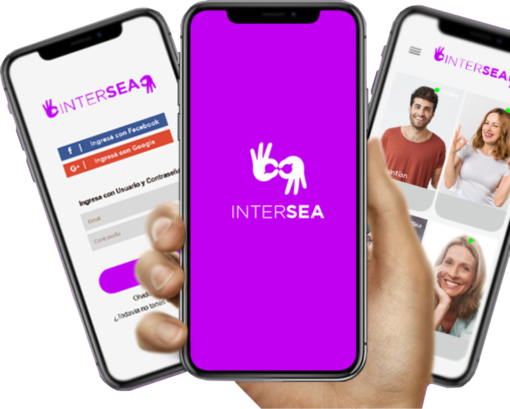 InterSEA en tres teléfonos móviles